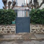 Portail du XIXᵉ siècle restauré, propriété de la famille Eiffel, à déposer vue avant