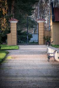 Portail d'entrée de propriété 2 vantaux