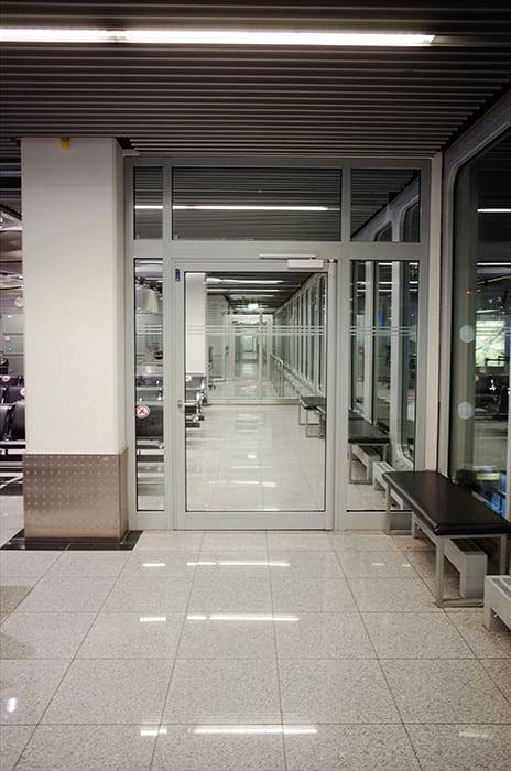 Porte de séparation vitré pour entreprise
