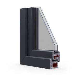 PVC 70 mm design droit